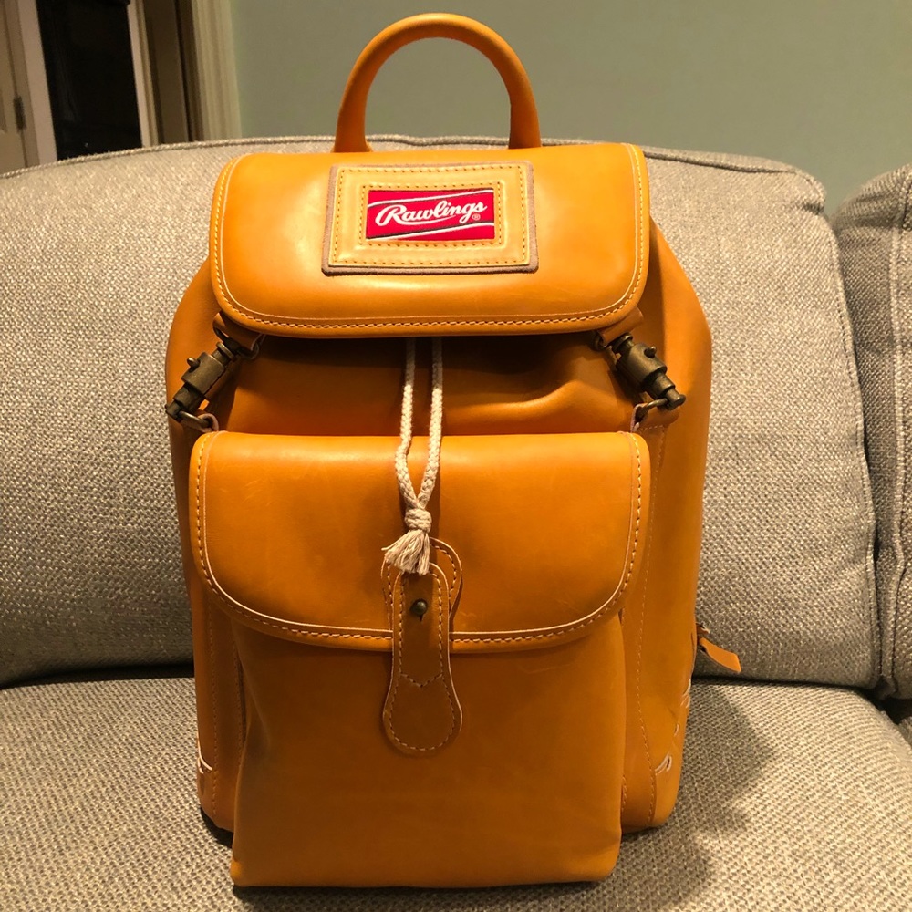NWOT Rawlings leather backpack
